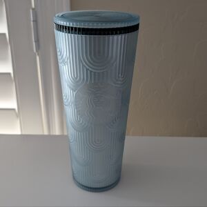 Starbucks 2024 Anniversary Soft Shell Aqua Cold Tumbler (No Straw)